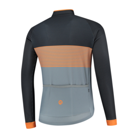 Rogelli Boost heren winter fietsjack - zwart/oranje/grijs