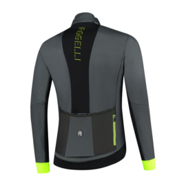 Rogelli Hi Vis winter fietskledingset - grijs/reflectie/fluor