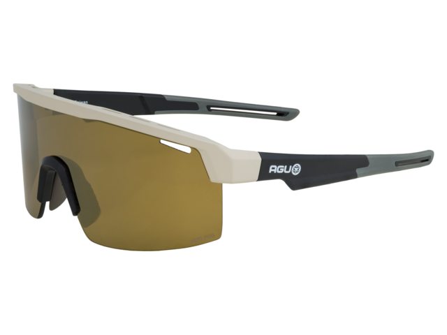AGU Glory Bronze fietsbril - wit