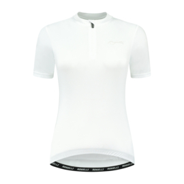 Rogelli Core dames fietsshirt korte mouwen – wit