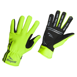 Rogelli Angoon winter fietshandschoenen - fluor