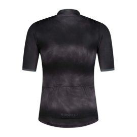 Rogelli Tie Dye fietsshirt korte mouwen - zwart/grijs