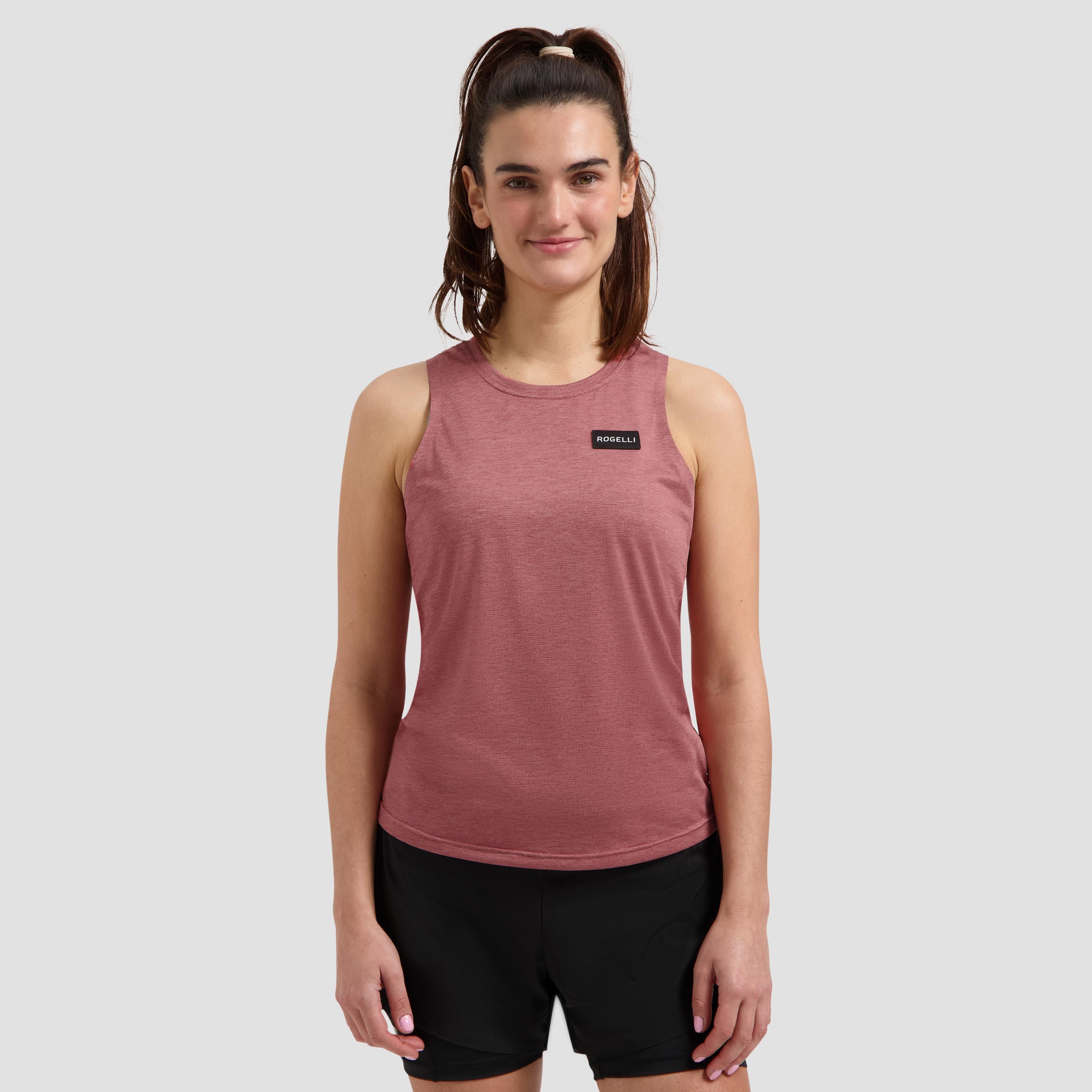 Rogelli Distance hardloop singlet dames - rood