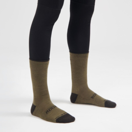 Rogelli Merino wol fietssokken - bordeaux/bruin - 2 pack