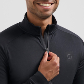 Rogelli Essential II heren fietsshirt lange mouwen - zwart