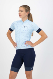 Rogelli Terrazzo/Select dames fietskledingset - blauw
