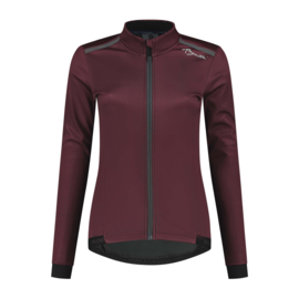 Rogelli Pesara/Liona dames winter fietskledingset - bordeaux/zwart