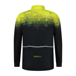 Rogelli Sphere heren winter fietsjack - zwart/fluor