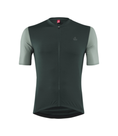 Löffler FZ Skys Clear Mid heren fietsshirt korte mouwen - forest