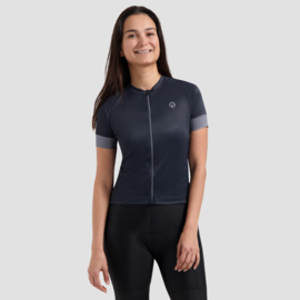 Rogelli Modesta dames fietsshirt korte mouwen - paars