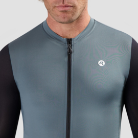 Rogelli Distance II heren fietsshirt korte mouwen - blauw/zwart