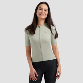 Rogelli Essential II dames fietsshirt korte mouwen - taupe