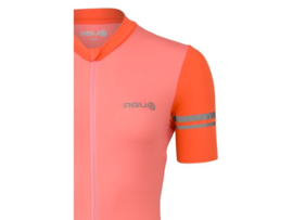 AGU Performance Colorblock dames fietsshirt korte mouwen - sakura blossom
