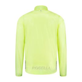 Rogelli Emergency heren fiets regenjack - fluor