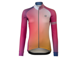 AGU Gradient dames fietsshirt lange mouwen - multicolor