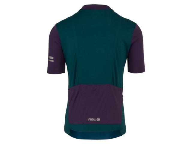 AGU Performance Colorblock heren  fietsshirt korte mouwen - deep sea green