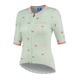 Rogelli Fruity/Ultracing dames zomer fietskledingset - mint/coral/zwart