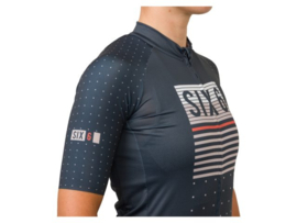 AGU SIX6 Classic III dames fietsshirt korte mouwen - charcoal