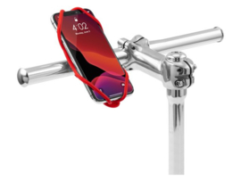 Bone Collection Bike Tie 4 universele fiets smartphonehouder - rood