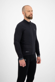 Rogelli Essential heren fietsshirt lange mouwen - zwart