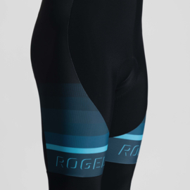 Rogelli Hero II heren fietsbroek lang - zwart/blauw
