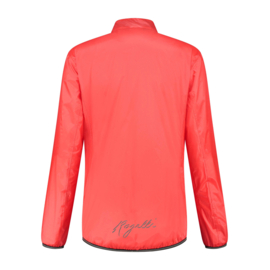 Rogelli Essential dames fiets regenjack - coral