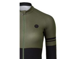 AGU Essential Duo dames fietsshirt lange mouwen - army green
