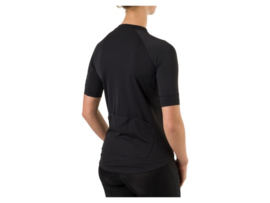 AGU Essential Core dames fietsshirt korte mouwen - zwart
