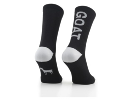 Sockeloen Goat fietssokken - zwart/wit