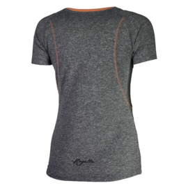 Rogelli Rosa hardloopshirt dames korte mouw - grijs/coral