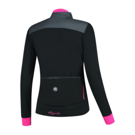 Rogelli Halo/Contenta dames winter fietsjack - roze/grijs/zwart