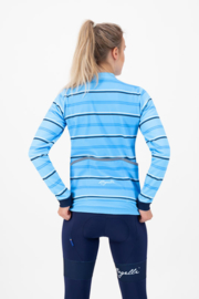 Rogelli Stripe dames winter fietsjack - blauw