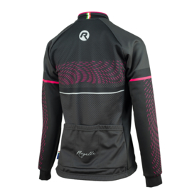 Rogelli Bella dames winter fietsjack - zwart/roze