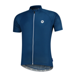 Rogelli Explore fietsshirt korte mouwen - blauw/wit