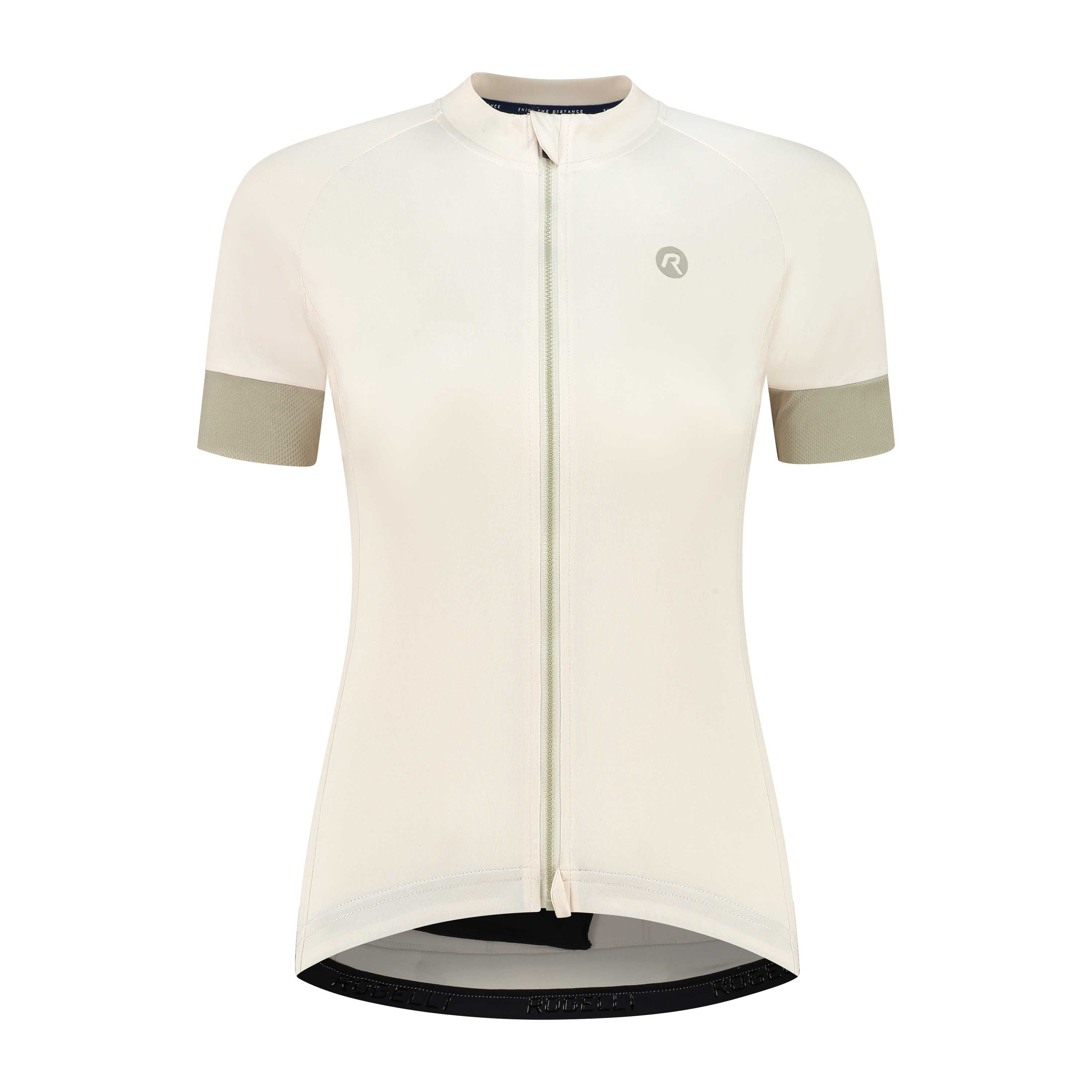 Rogelli Modesta dames zomer fietskledingset - zand/zwart