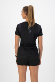 Rogelli Core hardloopshirt dames korte mouw - zwart