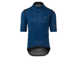 AGU Performance Rain fietsshirt korte mouwen - blauw