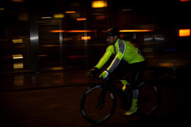 Rogelli Essential Hi Vis heren fietsjack - zwart