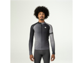 AGU Essential Gradient fietsshirt lange mouwen - zwart/grijs