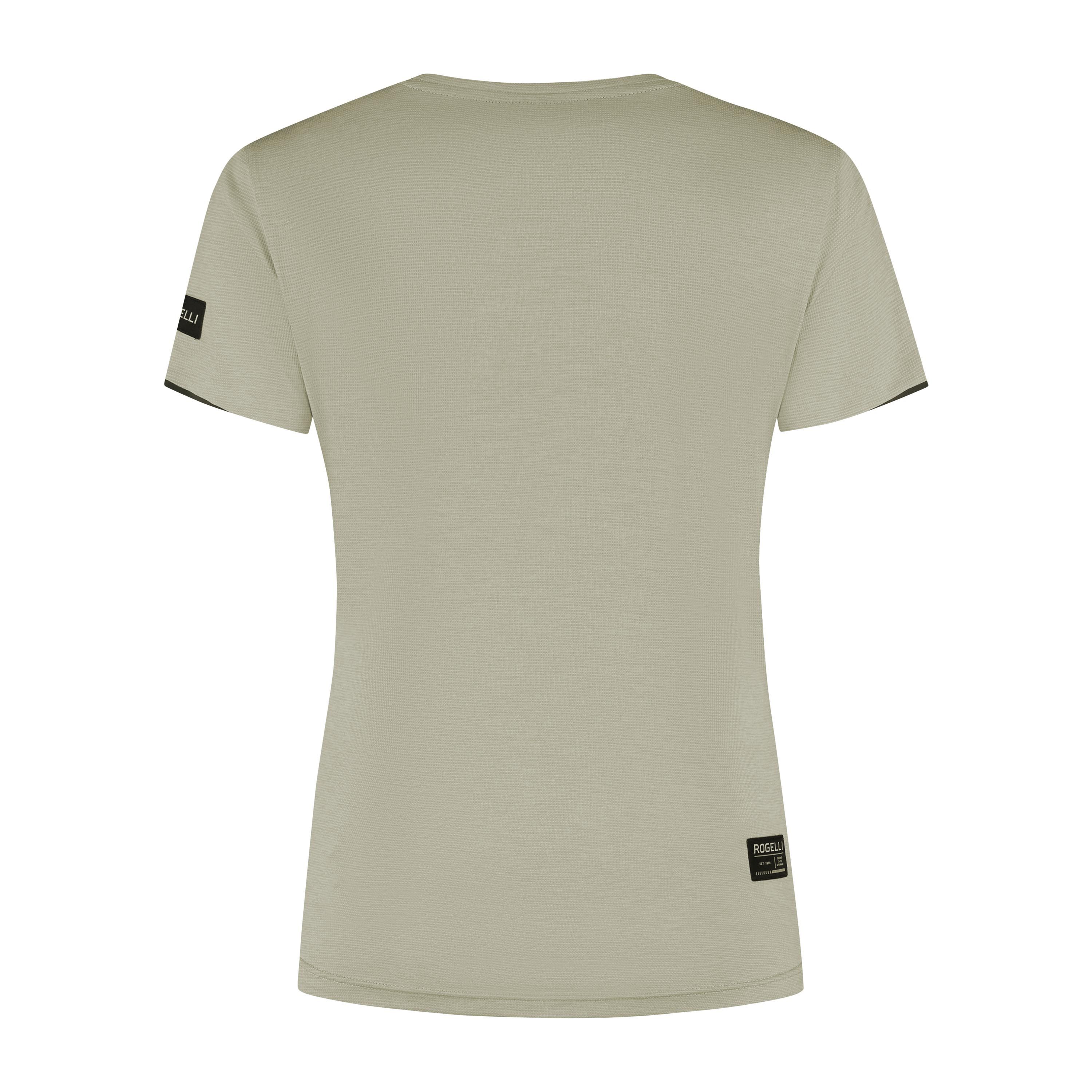 Rogelli Distance hardloopshirt dames korte mouw - taupe
