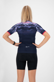 Rogelli Animal dames fietsshirt korte mouwen - blauw/roze (eco)