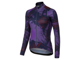 AGU Performance Flower dames fietsshirt lange mouwen - purple rain