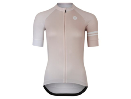 AGU Essential Gradient dames fietsshirt korte mouwen - chalk white