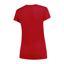 Rogelli Promo dames hardloopshirt korte mouwen - rood