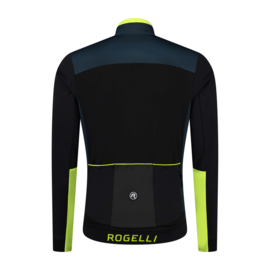 Rogelli Cadence heren winter fietsjack - blauw/zwart/fluor