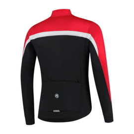 Rogelli Course heren fietsshirt lange mouwen - rood/zwart/wit