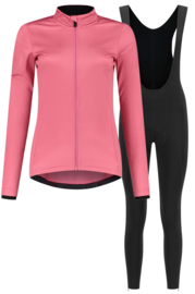 Rogelli Core dames winter fietskledingset - roze/zwart