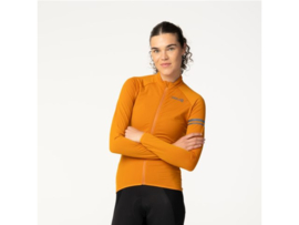 AGU Essential Thermo dames fietsshirt lange mouwen - pumpkin spice