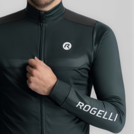 Rogelli Mono heren fietsshirt lange mouwen - blauw/grijs