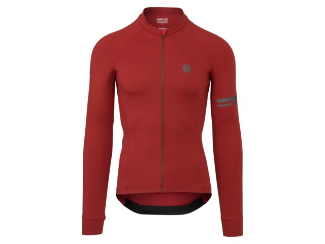 AGU Performance Solid heren fietsshirt lange mouwen - peak brown